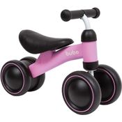 BICICLETA DE EQUILIBRIO 4 RODAS ROSA - BUBA