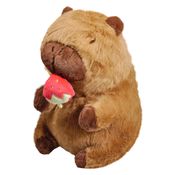 PELUCIA CAPIVARA FRUTAS NA BOCA SORTIDAS CAA BRASIL - DM TOYS