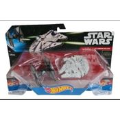 Hot Wheels Star Wars - First Order Tie Fighter Vs Millennium Falcom