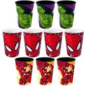 10 Copos Estampado Hulk Aranha e Homem de Ferro para Base de Ovo de Páscoa Caseiro