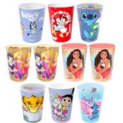 10 Copos para Base de Ovo de Páscoa Caseiro Infantil Estampa de Princesas e Personagens