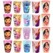 20 Copos 320ml para Base Ovo de Páscoa Caseiro Personagens Princesas Meninas