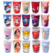 20 Copos Base de Ovo de Páscoa Caseiro Personagens Meninos e Meninas Disney
