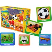 Jogo da Memoria Brinquedo Infantil Educativo Esportes