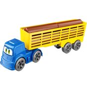 Brinquedo Infantil Carrinho Caminhão Carga de Madeira