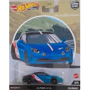 *Embalagem danificada* Hot Wheels Car Culture AutoStrasse - Alpine A110