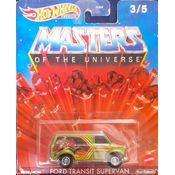 *Embalagem danificada* Hot Wheels Pop Culture - Ford Transit SUPERvan (Masters of the Universe)