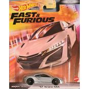*Embalagem danificada* Hot Wheels Fast & Furious - ? Acura NSX (Velozes e Furiosos)