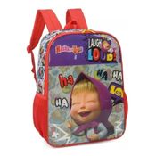 Mochila Escolar Costas Infantil Feminina Masha e Urso Menina