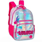 MOCHILA DE COSTAS LULUCA HOLOGRAFICO LU24674