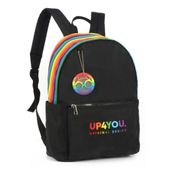 Mochila Escolar Juvenil Arco-iris Up4you Original Luxcel