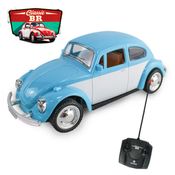Carrinho de Controle Remoto Fusca Azul 1970 - Polibrinq