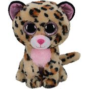 Beanie Boos - Livvie Leopardo Marrom e Rosa