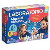 Jogo Laboratório De Química Manual Do Mundo Com 85 Experiências, Nig Brinquedos, Crianças +10 Anos