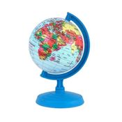 Globo Terrestre 10cm Libreria Baby Azul Royal Com Cofre