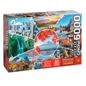 Quebra Cabeça Paisagens do Japão 6000 Peças - Grow