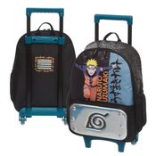 Mochila de Rodinhas Escolar Naruto Ninja Run 978B01 Pacific