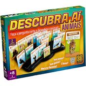 Jogo De Tabuleiro e Cartas Descubra Ai Animais Grow