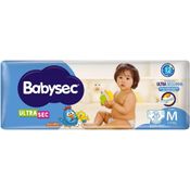 Fralda Babysec Ultrasec Azul Galinha Pintadinha M 26 Unidades