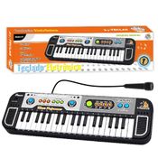 Teclado Musical com Microfone Karaokê para Crianças com Controle de Volume 32 Teclas