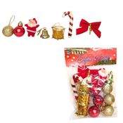 ENFEITE DE NATAL DE PLÁSTICO C/12PCS RJN5310