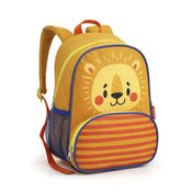Mochila Escolar Infantil Masculina Bolsa De Costas Leãozinho Menino 13" Seanite Mochilinha Leão Com Alça Acolchoada