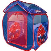 Barraca Infantil Cabana Tenda Para Crianças Menino Homem Aranha Marvel Cabaninha Portátil Dobrável Zippy Toys Azul