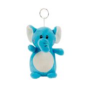 Chaveiro Elefante Azul 15cm - Pelúcia