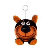 Chaveiro Caricatura Cachorro Pastor Alemão 12cm - Pelúcia - Tudo em Caixa