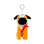 Chaveiro Cachorro Narigudo Laranja 16cm - Pelúcia - Tudo em Caixa