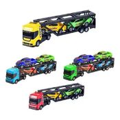 Mini Cegonheiro  Com Carrinhos - Colorido - Bs Toys