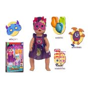 Boneca Pin Pin Monster Menina C/ Massinha e Acessórios  Anjo