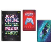 Caderno Broch. Univ. CP 80 Folhas – Player One Jandaia
