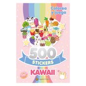 Livro com Atividades - 500 Adesivos - Kawaii - Catavento