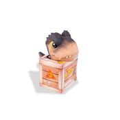 Jurassic World - Dinossauro Mini T-Rex (preto) Na Casinha - Pupee