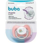 Chupeta Comfort Buba Elefantinho Rosa 6M+ 12672