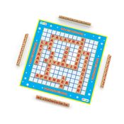 CRUZADINHA JOGO EDUCATIVO ALFABETIZAÇÃO 120 PEÇAS