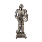 Miniatura Armadura Medieval Escudo E Mangual 44.5cm - Retrô