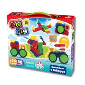 BRINQUEDO FORMAS DE MONTAR LIG LIG JR 38 PECAS - BIG STAR