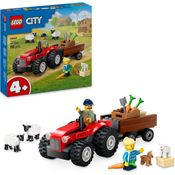60461 Lego City - Trator de Fazenda com Trailer e Ovelhas