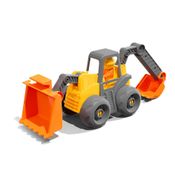 Trator Retroescavadeira com Boneco - Open Tracks - Cardoso