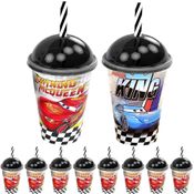 40 Copos 280ml Estampa do Carros Relâmpago Mcqueen para Sacola Surpresa Aniversário