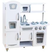 Cozinha de Brinquedo Realista em Madeira para Crianças de 3 a 6 Anos, KidKraft, Branca