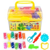 Pote com Massinhas de Brinquedo Infantil Maleta + Acessórios