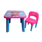 Mesa de Atividades - Barbie - com Cadeira - Fun