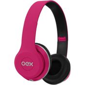 Fone de Ouvido Headset com Microfone Style HP103 Rosa - OEX
