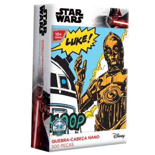 Quebra Cabeça Star Wars Nano - C-3PO 500 Peças - Toyster