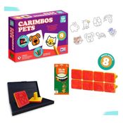 Brinquedo Pedagógico Infantil Jogo Carimbos Educativos Pet
