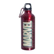 Garrafa de Aluminio 500ml C/Mosquetão - Marvel - Zona Criativa