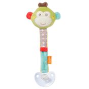 Prendedor De Chupeta Safari Macaco Multikids